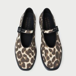 Loeffler Randall Cooper Mary Jane Sneaker - leopard canvas. New in box!